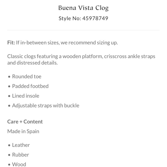 Free People Buena Vista Clog NWOT - Picture 5 of 8